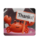 かにかにカプセルトイ(四角型)（個別スタンプ：6）