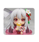 クレープを食べる精霊みなみちゃん（個別スタンプ：4）