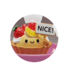 フルーツタルトカプセルトイ(丸型)（個別スタンプ：4）