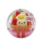 フルーツタルトカプセルトイ(丸型)（個別スタンプ：5）