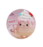 ホイップクリームショートケーキ(丸型)（個別スタンプ：1）