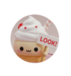 ホイップクリームショートケーキ(丸型)（個別スタンプ：4）