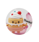 ホイップクリームショートケーキ(丸型)（個別スタンプ：5）