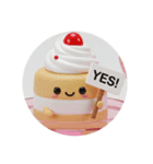 ホイップクリームショートケーキ(丸型)（個別スタンプ：7）