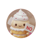 ホイップクリームショートケーキ(丸型)（個別スタンプ：8）