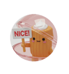 チュロスカプセルトイ(丸型)（個別スタンプ：1）