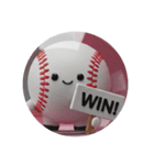 様々なスポーツのボールカプセルトイ(丸型)（個別スタンプ：4）