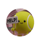 様々なスポーツのボールカプセルトイ(丸型)（個別スタンプ：5）