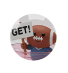 様々なスポーツのボールカプセルトイ(丸型)（個別スタンプ：6）