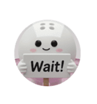 様々なスポーツのボールカプセルトイ(丸型)（個別スタンプ：7）