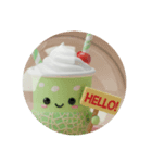 メロンソーダカプセルトイ(丸型)（個別スタンプ：3）