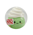 メロンソーダカプセルトイ(丸型)（個別スタンプ：4）