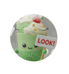 メロンソーダカプセルトイ(丸型)（個別スタンプ：6）