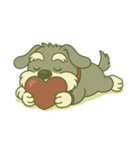 シュナウザーの日常♡ソルト①（個別スタンプ：13）