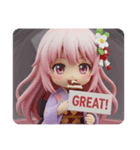 ティラミスを食べる精霊みなみちゃん（個別スタンプ：6）