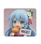 ホタテ精霊みなみちゃんカプセルトイ（個別スタンプ：2）