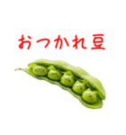 夏野菜の猫、フレッシュに一言（個別スタンプ：9）