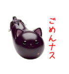 夏野菜の猫、フレッシュに一言（個別スタンプ：24）