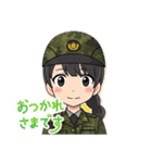 女性自衛官専用スタンプ（陸自）（個別スタンプ：4）