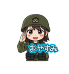女性自衛官専用スタンプ（陸自）（個別スタンプ：10）