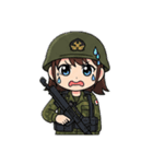 女性自衛官専用スタンプ（陸自）（個別スタンプ：12）