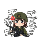 女性自衛官専用スタンプ（陸自）（個別スタンプ：13）