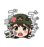 女性自衛官専用スタンプ（陸自）（個別スタンプ：14）