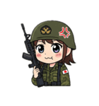 女性自衛官専用スタンプ（陸自）（個別スタンプ：16）