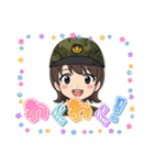 女性自衛官専用スタンプ（陸自）（個別スタンプ：22）