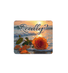 薔薇と海.英語筆記体.Roses and the Sea（個別スタンプ：23）