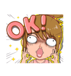 爆笑女子の珍劇場（個別スタンプ：10）