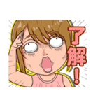 爆笑女子の珍劇場（個別スタンプ：11）