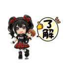 バンギャルさん達のシンプルスタンプ男女（個別スタンプ：38）