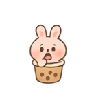 タピオカうさぎBoboの日常（個別スタンプ：5）