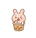 タピオカうさぎBoboの日常（個別スタンプ：8）