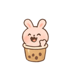 タピオカうさぎBoboの日常（個別スタンプ：9）