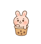 タピオカうさぎBoboの日常（個別スタンプ：12）