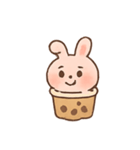 タピオカうさぎBoboの日常（個別スタンプ：13）