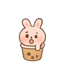 タピオカうさぎBoboの日常（個別スタンプ：16）