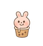 タピオカうさぎBoboの日常（個別スタンプ：18）
