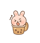 タピオカうさぎBoboの日常（個別スタンプ：21）