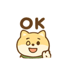 感情豊かな柴ちゃんスタンプ（個別スタンプ：1）