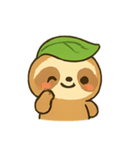 葉帽子ナマケモノ Slowy（個別スタンプ：2）