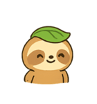 葉帽子ナマケモノ Slowy（個別スタンプ：9）