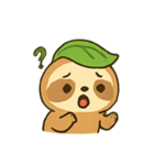葉帽子ナマケモノ Slowy（個別スタンプ：12）