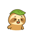 葉帽子ナマケモノ Slowy（個別スタンプ：13）