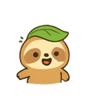 葉帽子ナマケモノ Slowy（個別スタンプ：15）