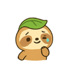 葉帽子ナマケモノ Slowy（個別スタンプ：16）