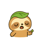 葉帽子ナマケモノ Slowy（個別スタンプ：19）