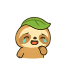 葉帽子ナマケモノ Slowy（個別スタンプ：21）